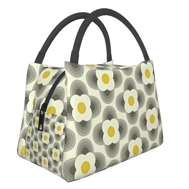 Orla Kiely Abstract Multi Stem Изолированная сумка для обеда Mid Century Scandinavian Geometric Cooler Thermal Food Lunch Box