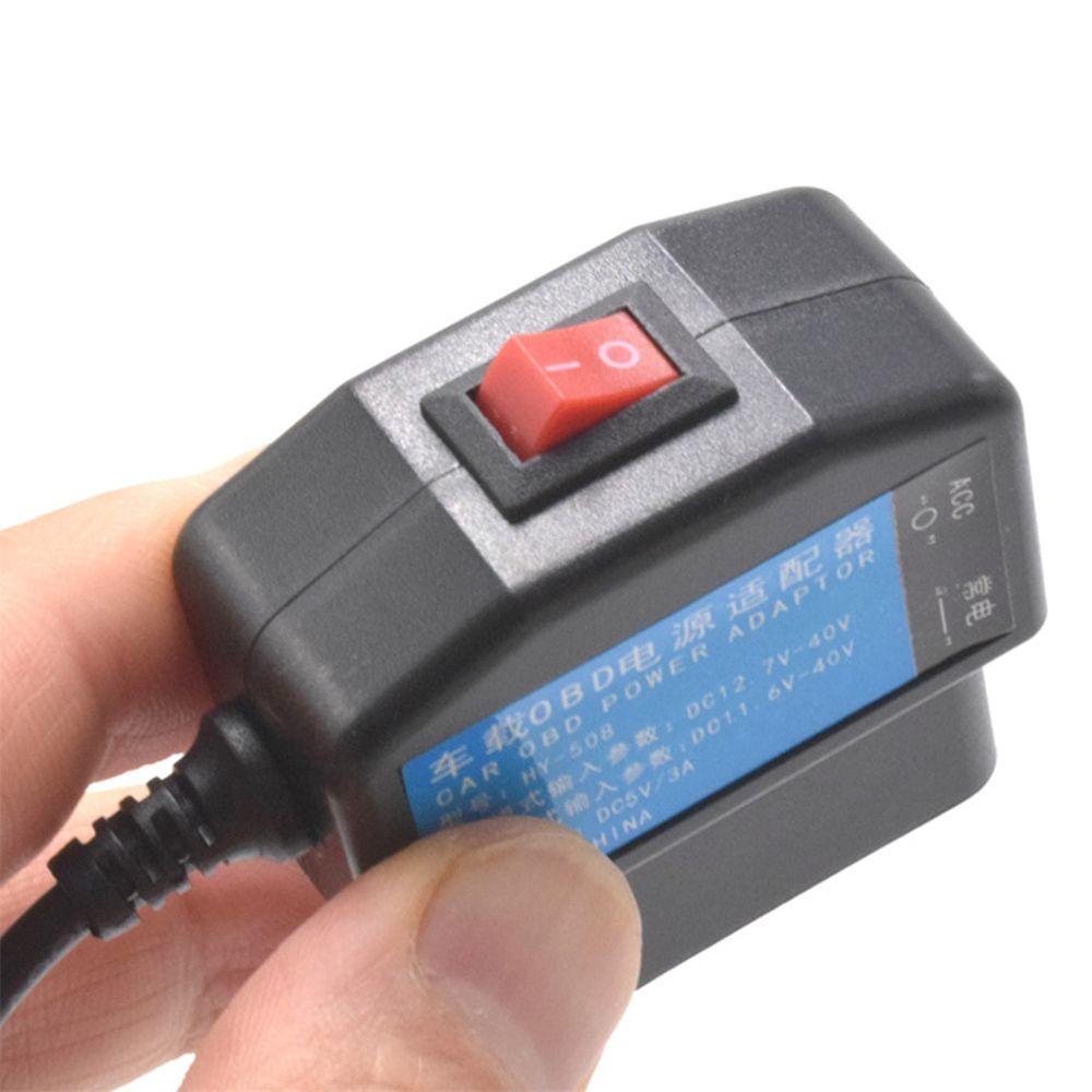 Universal Switch Wire USB Parking Monitoring Car Charge Cable Dash Cam Camcorder OBD Hardwire Kit
