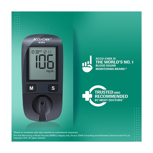 Accu-Chek Активная система мониторинга уровня глюкозы в крови с 10 бесплатными тест-полосками