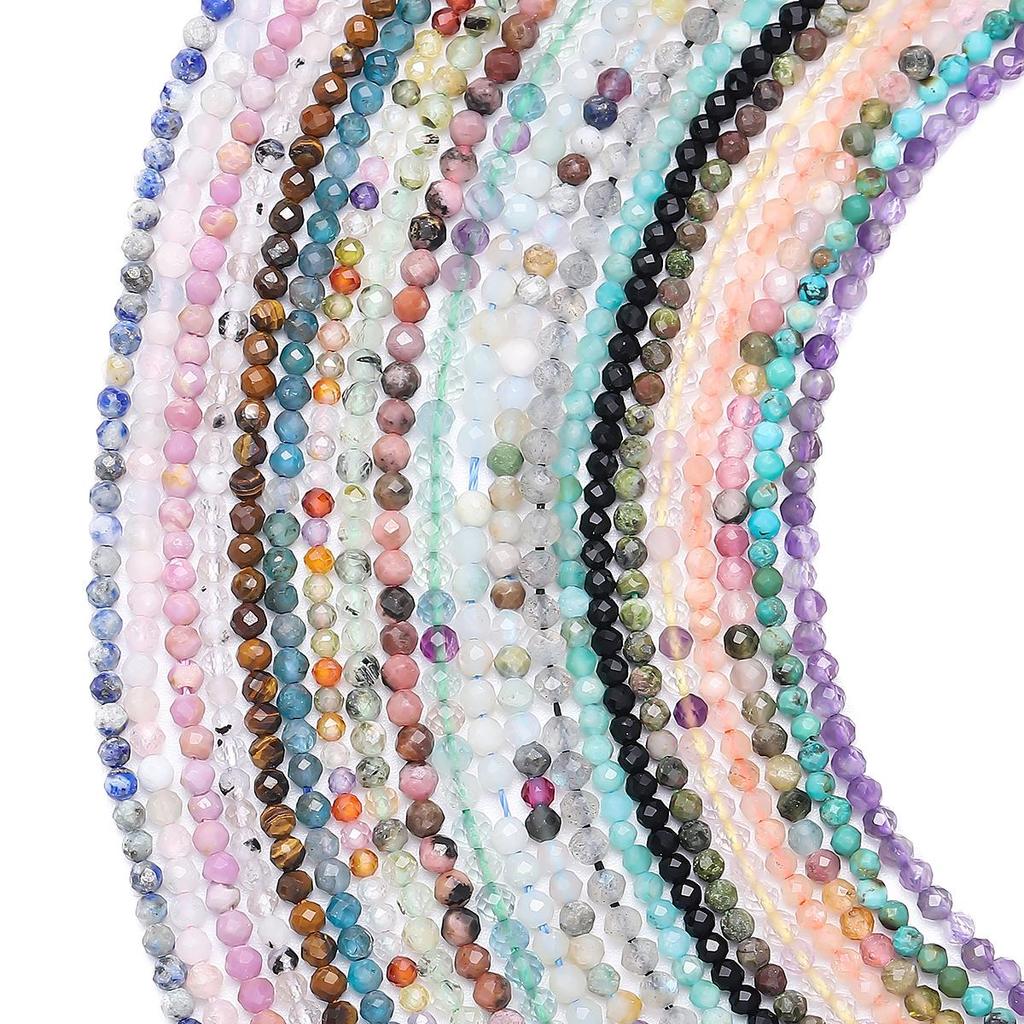 2-3,5 мм бусины из натурального камня тигровый глаз хрустальные бусины для изготовления ювелирных изделий из бисера DIY браслет ожерелье