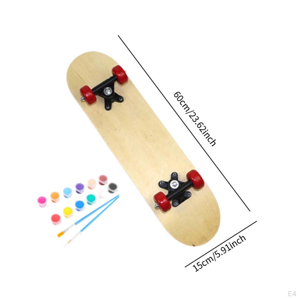 Blank Skateboard Complete DIY Kids Outdoor Toys Sport Deck for Beginner