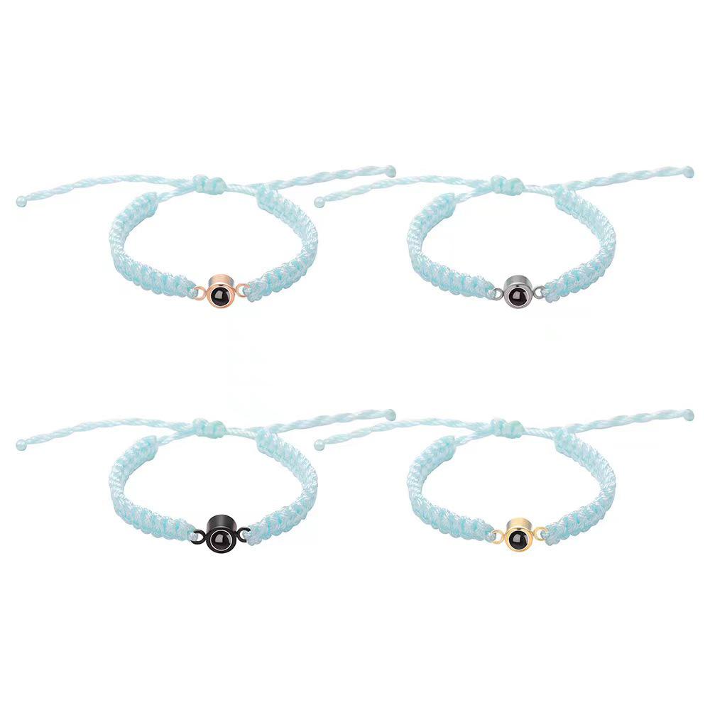 Браслет с проекцией фото на 100 языках, индивидуальный цвет - Унисекс Подарок