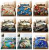 3D High-definition Digital Printed Fish Pattern Bedding Set Auspicious Koi Down Duvet and Pillowcase 2/3 Pieces AU/US/DE Full Size Home Decoration
