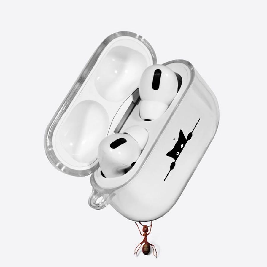 Прозрачные Чехлы для Наушников Чехол для Airpods Pro2 Pro3 Pro 2 3 1 4 Мультяшный Милый Кот