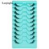 Накладные ресницы Half Eye Lashes 3/10 пар 3D Mink Lashes Natural/Dramatic Handmade Многоразовые накладные ресницы Инструменты для макияжа Faux Cils