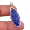 Натуральный лазурит, драгоценный камень, стерлинговое серебро 925 пробы, подарочная подвеска, 1,50 дюйма, e7g49
