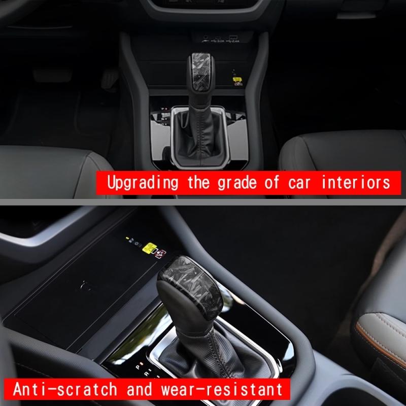 For Subaru Forester 2025 2026 ABS Hybrid Fuel Car Gear Head Shift Knob Cover Handball panle Trim Sticker Interior Accessories