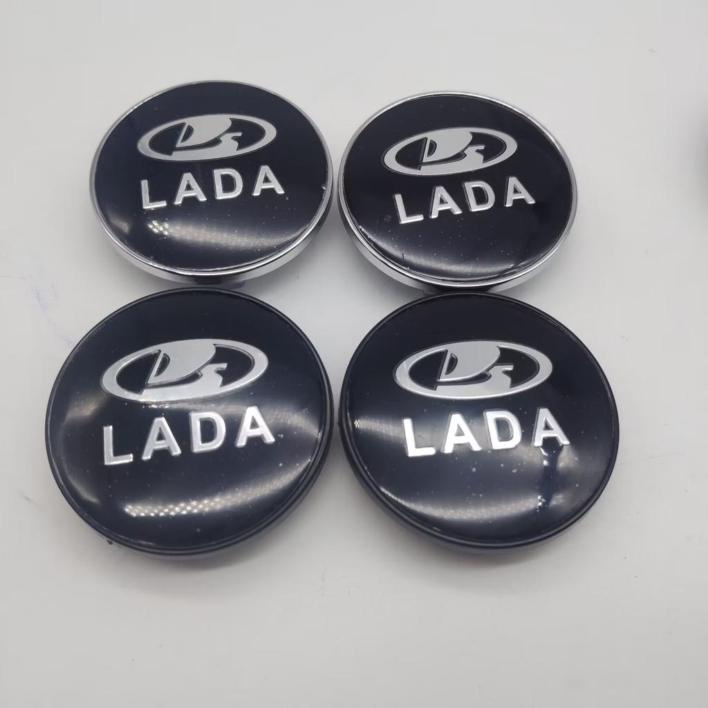 4Pcs Lada Wheel Center Cap 69mm 56mm(ID) Rim Cover Hub Cap Wheel Hubcap LADA Emblem Car Styling Accessories