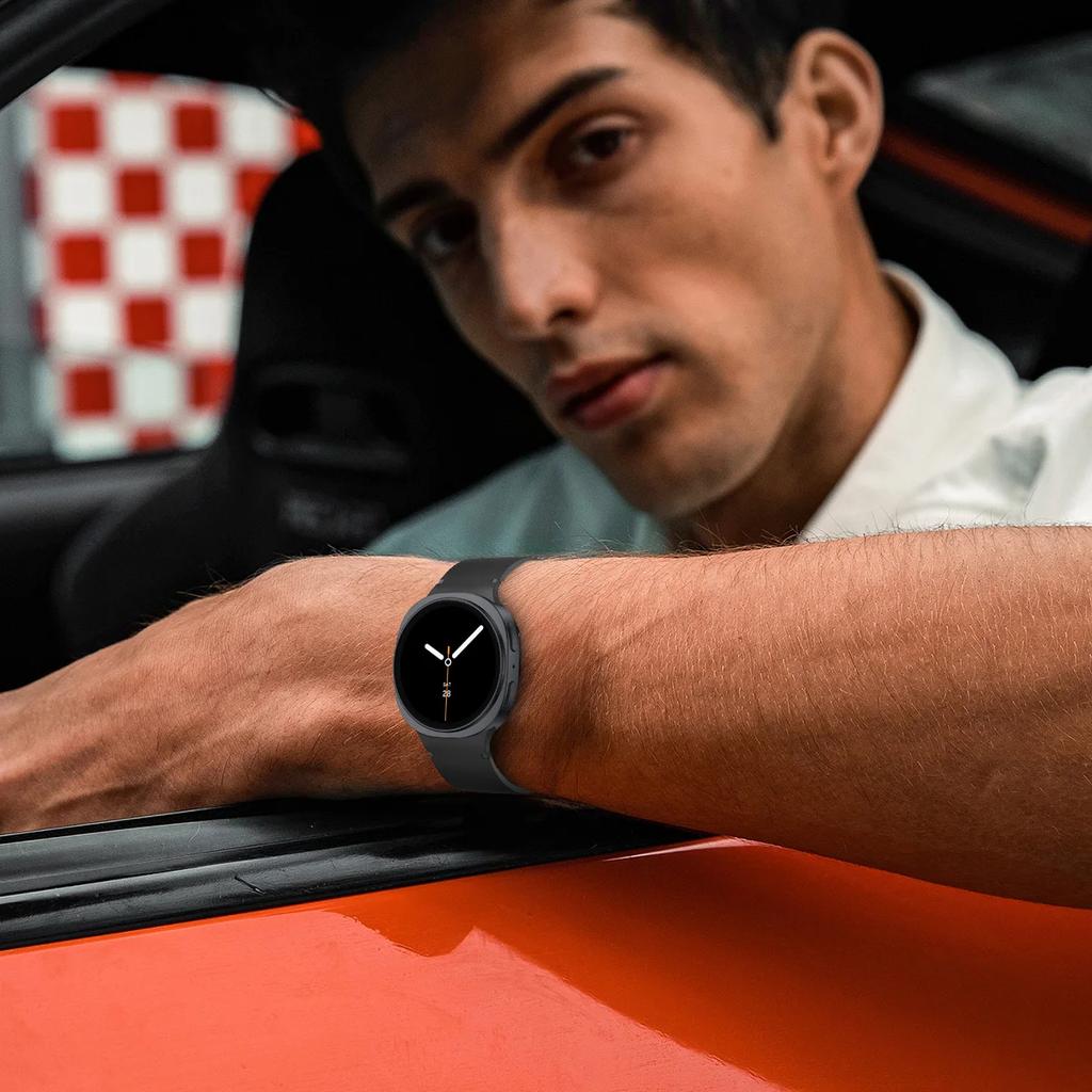 Оригинальный силиконовый ремешок для Samsung Galaxy Watch 8/8 classic 40 мм 44 мм 46 мм Спортивный ремешок correa pulseira Браслет Ремешок для Galaxy Watch 8