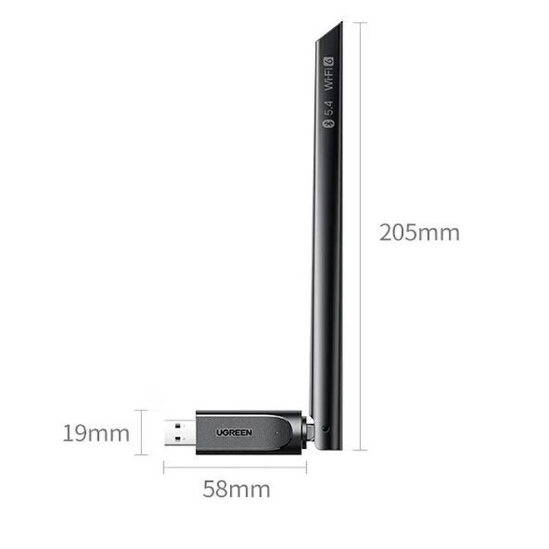 Ugreen AX900 USB Dual-Band WiFi 6 & Bluetooth 5.4 Adapter (CN version)