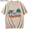 Мультяшные футболки Limpbizkit Страшный клоун Графическая одежда 100% хлопок С коротким рукавом Повседневная одежда Мужская уличная одежда Женская винтажная одежда