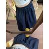 Hanbok Cotton Blend A Line Skirt With Elastic Waist For Casual Spring Wear