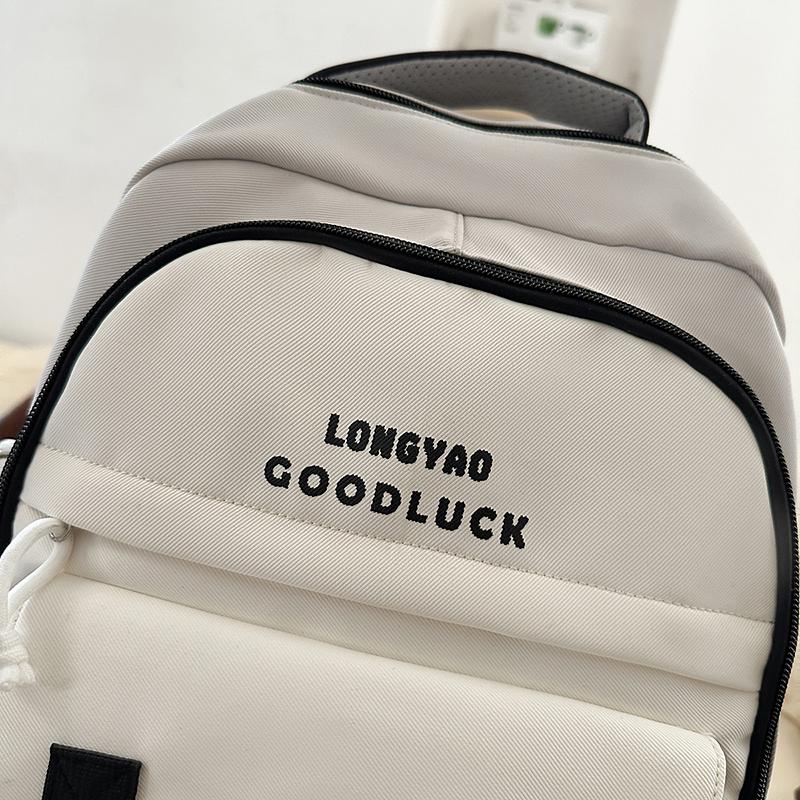 Рюкзак большой вместимости, студенческий школьный рюкзак с цветовым контрастом