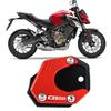 For CB650R 2019 2020 2021 Motorcycle Kickstand Motorcycle Side Bracket Motorcycle Side Bracket Pad