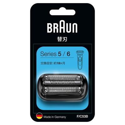 Сменная черная бритвенная головка Braun Series F/C53B 5/6 лезвий,