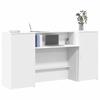 VidaXL Reception Desk White 200x50x103.5 Cm Engineered Wood, Reception Counter, Salon Reception, Counter of 3324214