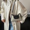 2025 новая высококачественная сумка подмышку женская модная замшевая сумка через плечо, сумка-мессенджер, универсальная ретро маленькая квадратная сумка