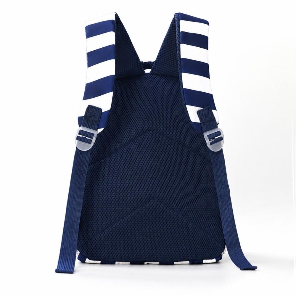 Color-blocked Large Capacity School Bag Fashionable Rainbow Kids Backpack College