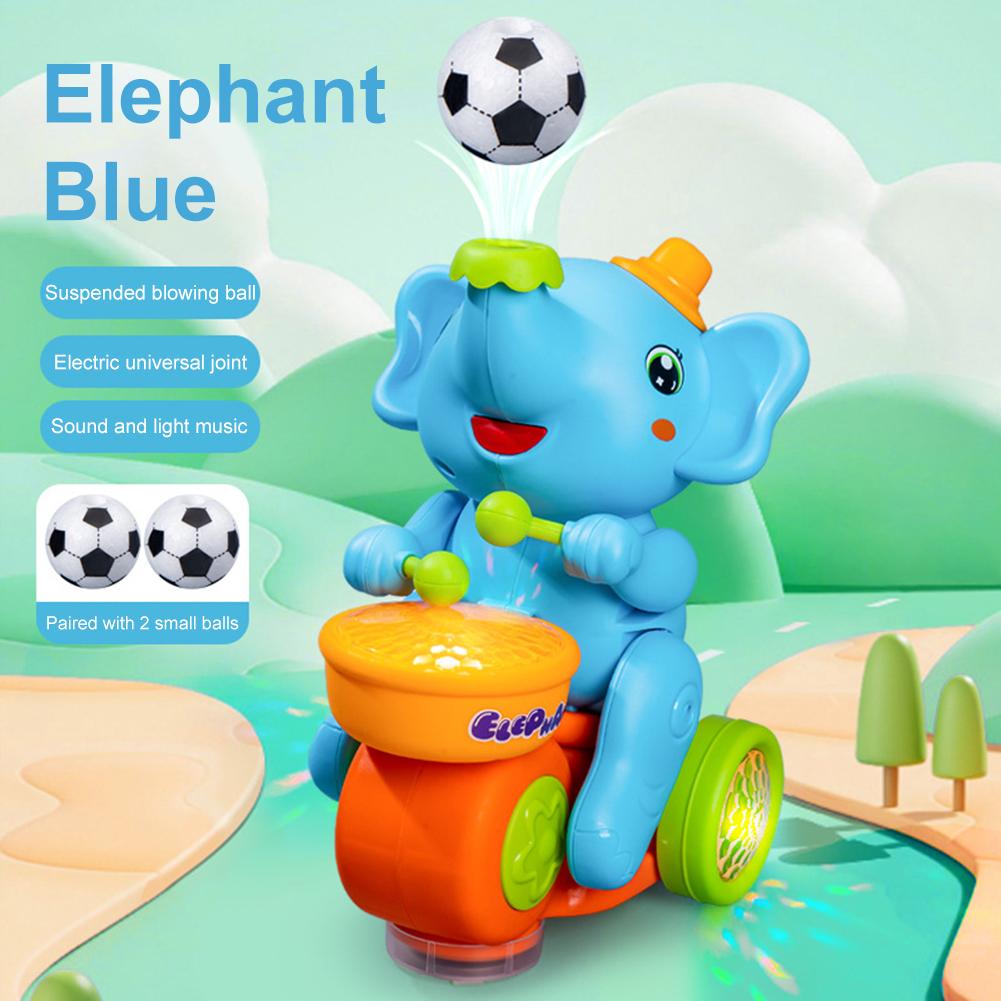Elephant Musical Interactive Toy Baby Musical Toys Early Learning Interactive Toy Christmas Birthday Gifts for Toddlers Aged 3+