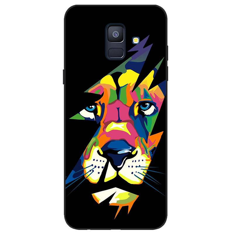 For Samsung Galaxy A6 2018 Silicone Case SIM SM A600 A600F Phone Case Tpu Case Coque Samsung Galaxy A62018 black