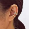 3Pcs  Exquisite Zircon Ear Clips Ear Cuff No Piercing Earrings