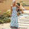 Женское платье с принтом Летнее повседневное платье на бретелях