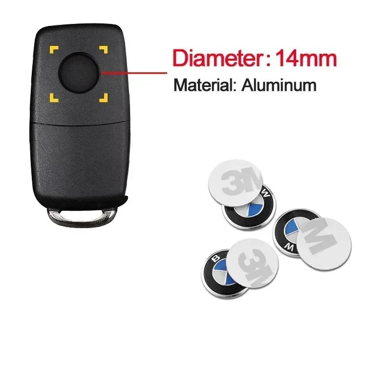 X6 X7 11mm/14mm Car Key Emblem Stickers Auto Door Keyhole Logo Decals For BMW Performance Kith F30 F10 E90 F20 E46 E60 E70 E39 E