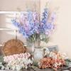 Simulation Bouquet Not Wither Scene Props Eco-friendly Creative Artificial Delphinium Fake Flower Decor for Home