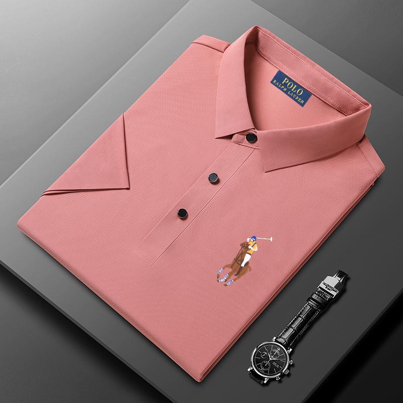 Polo Ralph Lauren 2025 Лето Новая Цветная Вышивка Пони Бизнес Поло для Отдыха