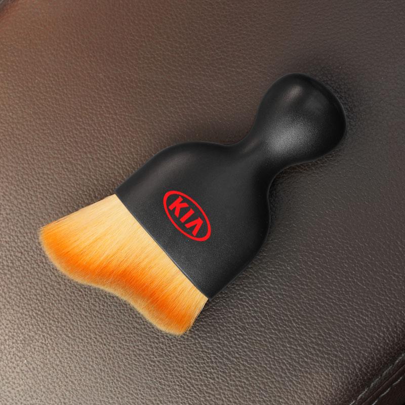 Car Interior Cleaning Soft Brush Tool Dust Remover For KIA K5 Sorento Ceed Carnival Stinger Forte Niro Cadenza Soul Cerato EV6 BA6