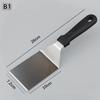 Stainless Steel Cake Spatula With Plastic Handle Cheese Shove Pizza Shovel Spatula For Cake Pizaa Baking Spatula Baking Tools