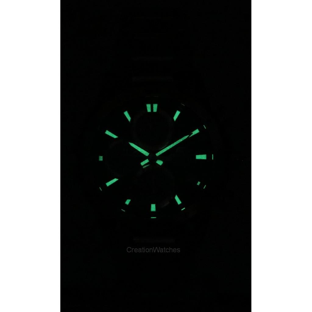 Casio Мужские часы Edifice Sospensione Analog Chronograph из нержавеющей стали с серым циферблатом на солнечных батареях EQS-960D-1AV 100M