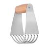 Stainless Steel Dough Blender Mixer Pastry Cutter Wooden Handle Durable Kitchen Tool For Baking Mixing