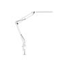 LED Eye-Care Desk Lamp with USB, Student Dormitory Creative Bedside Reading Light, Long Arm Folding Clip Design