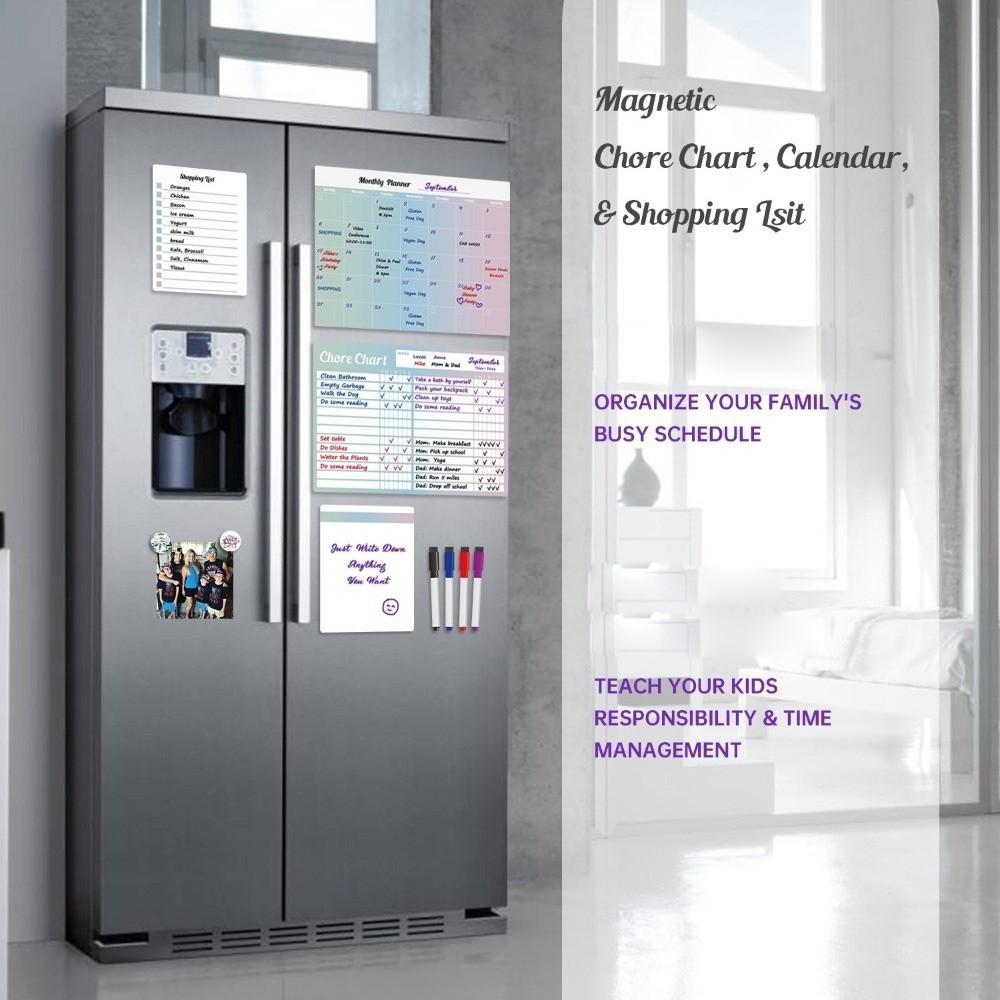 Magnetic Refrigerator Magnet Memo A3/A4 Grocery List New Fridge Markers