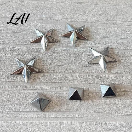 Snowboard Accessories 5/10Pcs Stomp Pad Anti-Slip Pyramid Studs for Snowboarding Winter Supplies Skiing Star Shape Foot Grip Accessory Gear