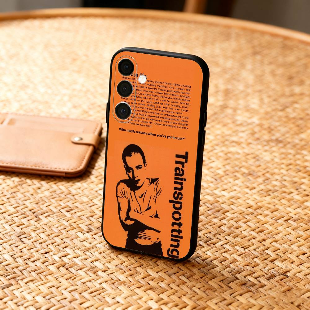 Чехол для телефона T-TrainspottingS C-Choose Life для Samsung A73,72,71,53,52,51,22,91,80, Мягкий черный чехол