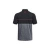 Under Armour Polo Shirts Men's Black Polo Collar Moderate Straight Fit Unisex 1327037-049