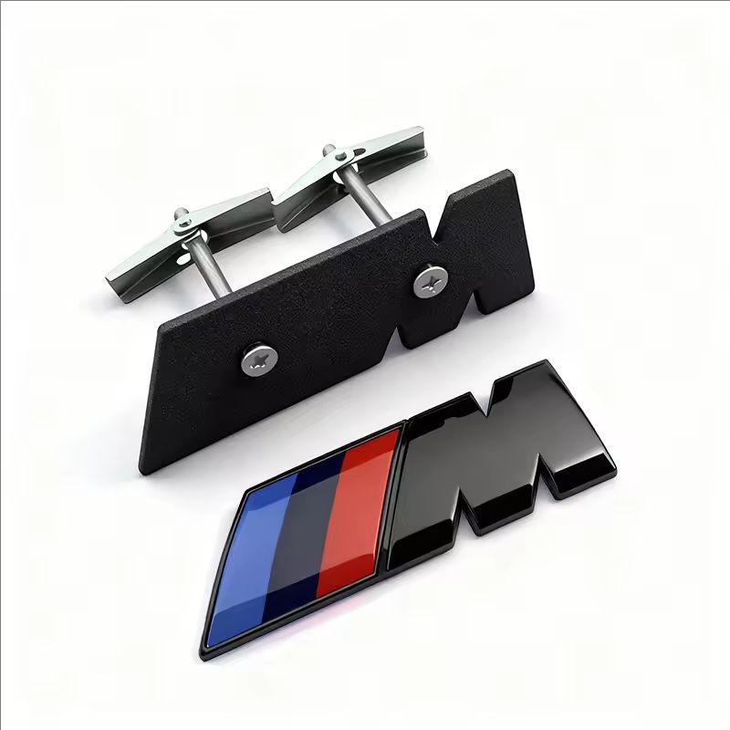 CTCE1 3D ABS/Metal Car Styling Front Grille Badge Emblem Accessory For BMW M E46 E90 E60 F30 F10 E39 E36 F20 G30 G20 E87 E92 E91 E30