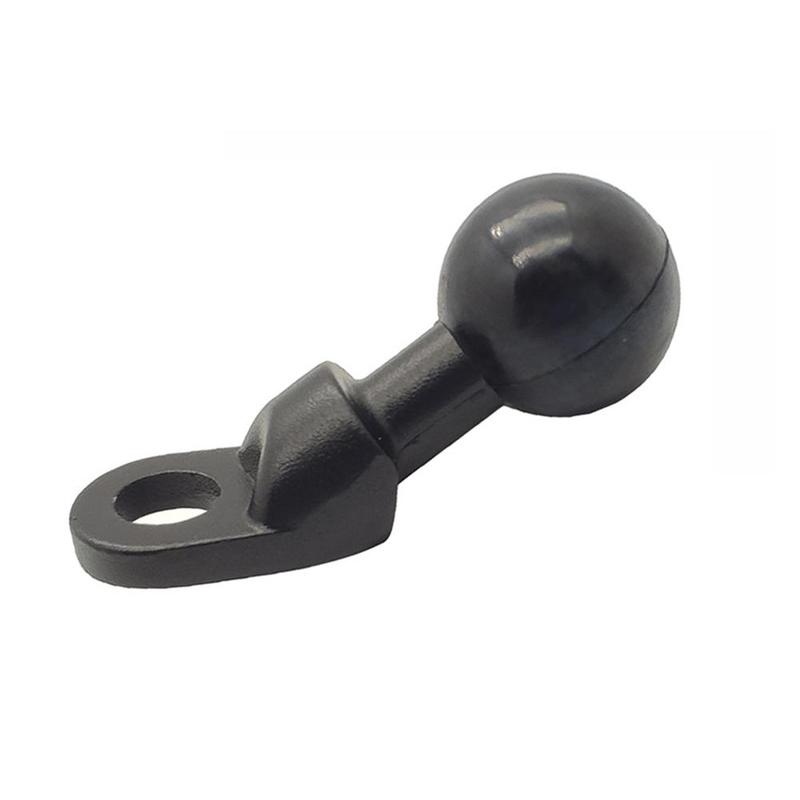 Motorcycle Angled Base W/ 10mm Hole 1'' Ball Head Adapter For Garmin GPS Work Mounts for RAM Fo W4P3