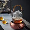 Pokaro Tea Wild Heat-Resistant Glass Teapot, 1350ml Capacity, Suitable for Direct Heat and Gas Ranges