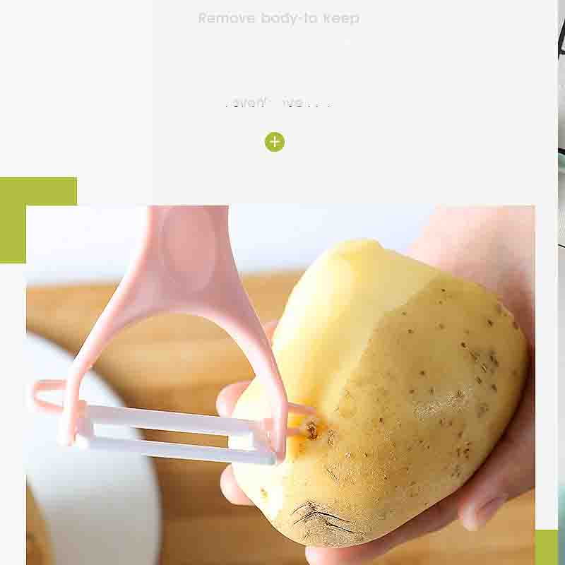 Многофункциональная овощечистка Многоцветная керамическая овощечистка для дыни Кухонный нож для очистки Креативный домашний нож для чистки