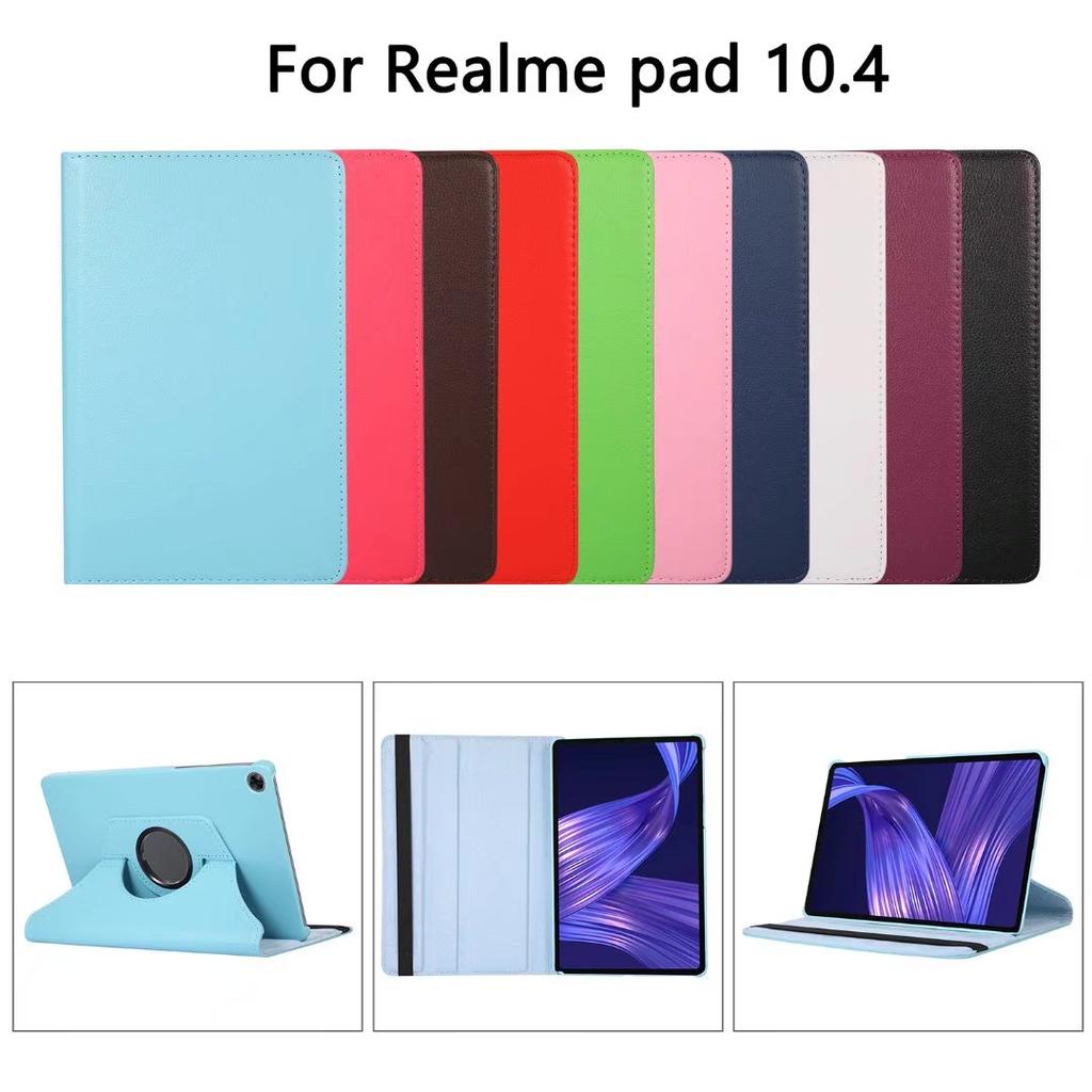 Чехол для планшета Realme Pad 10,4 дюйма, 2021, RMP2102, RMP2103, кожаный чехол 360, смарт-чехол для нового OPPO Pad 11, 2022, чехол