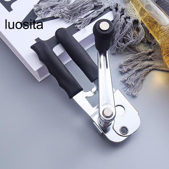 Ручной консервный нож, сверхмощный, удобная ручка, ручка с поворотом на 360 градусов, острый резак, многофункциональный ручной инструмент для открывания бутылок