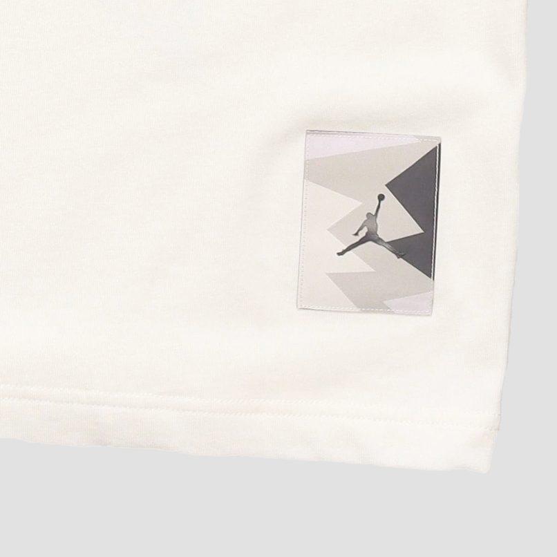 Jordan T Shirts Men's White Crew Neck Moderate Straight Fit FD6944-133