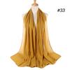 New Plain Women Hijab Wrap Lady Scarf Bubble Chiffon 1PC Popular Headband Muslim Bubble Wrap Shawls Hijab