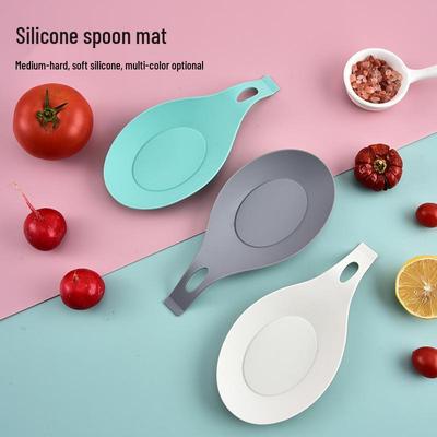 Силиконовая подставка для ложки и термостойкая подкладка для кухонных принадлежностей пищевого качества