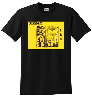ФУТБОЛКА MGMT little dark age винил обложка CD МАЛЫЙ СРЕДНИЙ БОЛЬШОЙ Унисекс Футболка