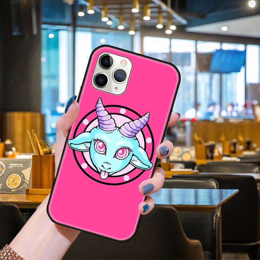 Чехол для телефона Apple IPhone 13 12 11 Mini Pro MAX SE X XS XR 8 7 6 S Plus черный чехол Hoesjes Art Prime Soft Goth Skeleton