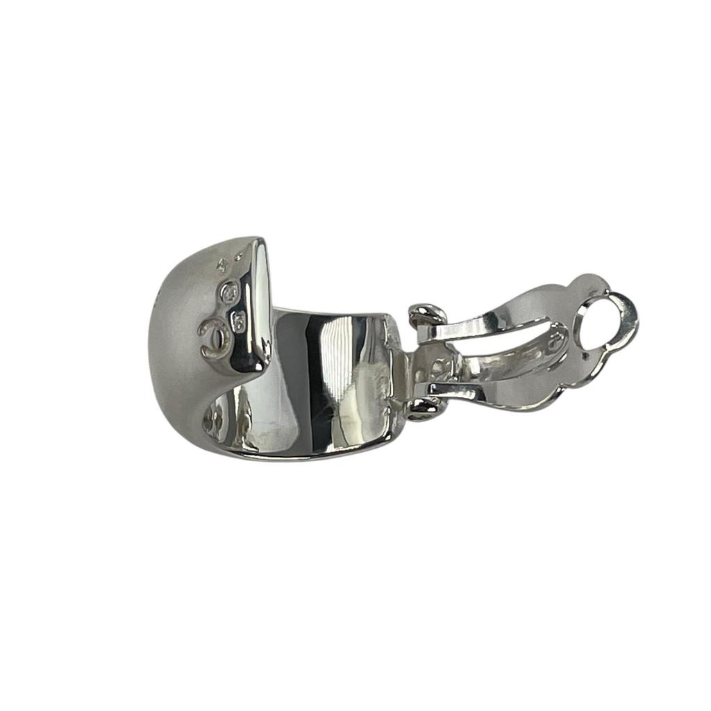 CHANEL Earring Silver Women used